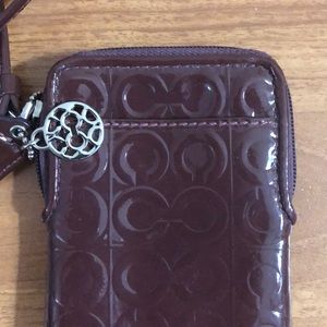 Small Coach Wristlet